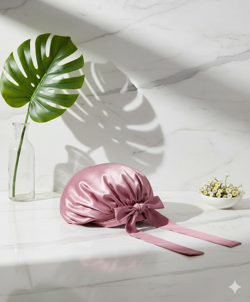 GORRO DE SEDA PARA DORMIR ANTI FRIZZ